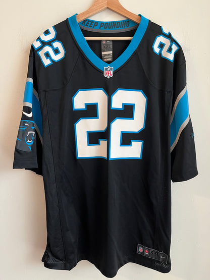 2010s Carolina Panthers Christian McCaffery Nike Home Jersey (XXL)