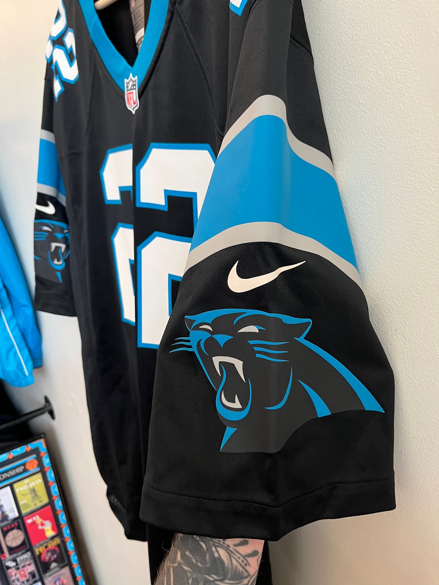 2010s Carolina Panthers Christian McCaffery Nike Home Jersey (XXL)