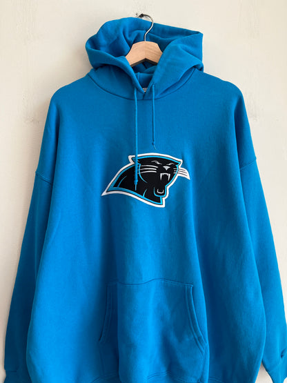 00s Carolina Panthers Blue Center Logo Hoodie (XXL)