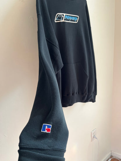 90s Carolina Panthers Russell Cat Scratch Hoodie (XXL)