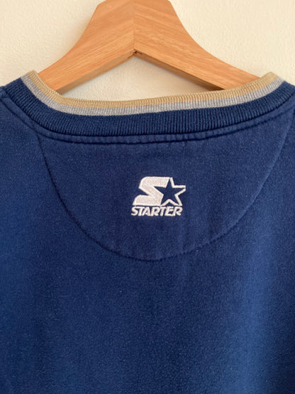 90s Notre Dame University Embroidered Starter Crewneck (XL)