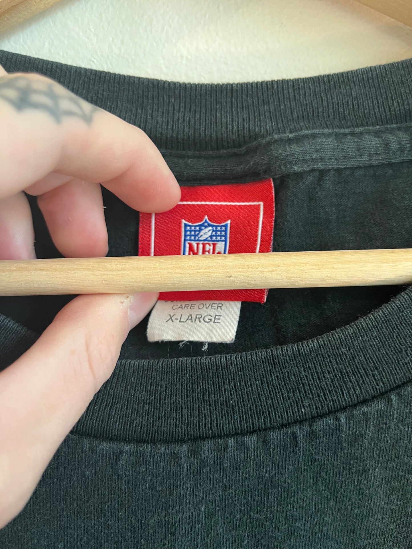 2004 Patriots vs Panthers Super Bowl Tee (XL)