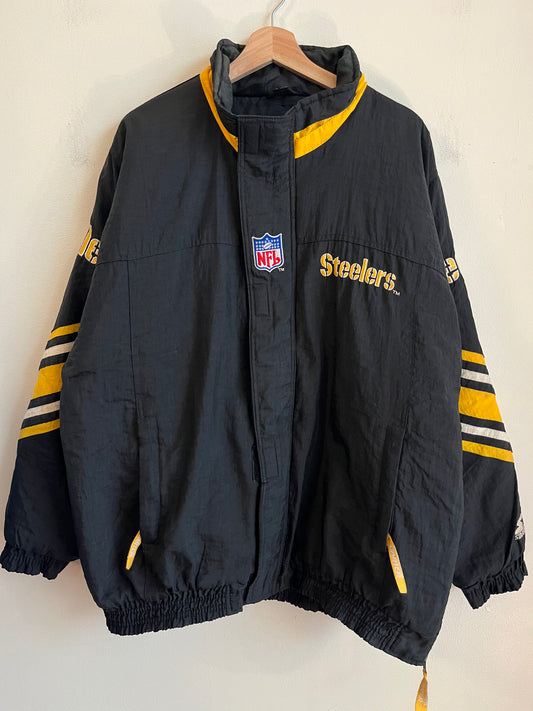 1990s Pittsburgh Steelers Starter Pro Line Puffer (L)