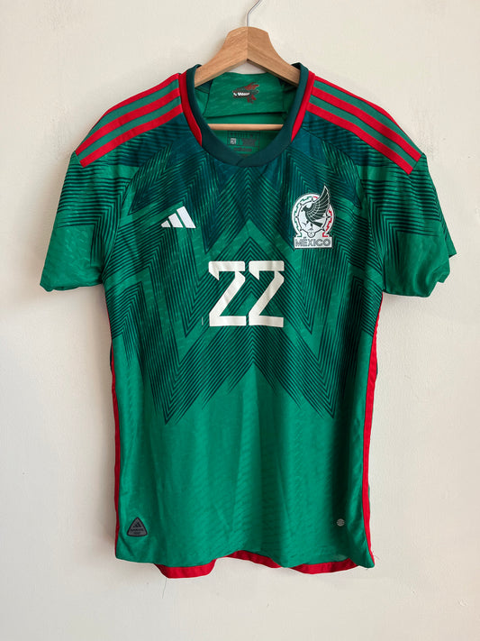 2022 Mexico World Cup Authentic Hirving Lozano Soccer Jersey (L)