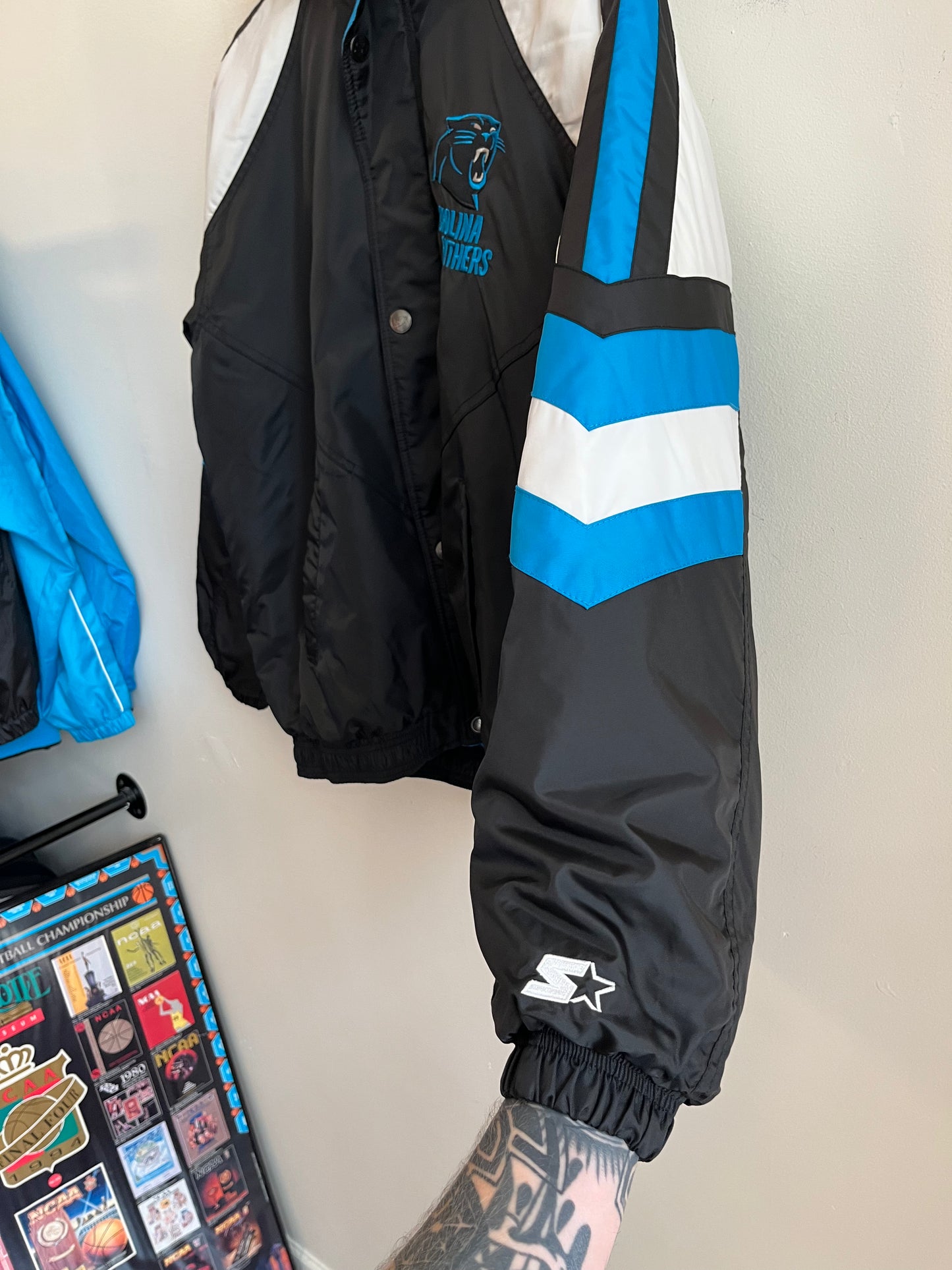 2010s Carolina Panthers Starter Puffer Jacket (M)