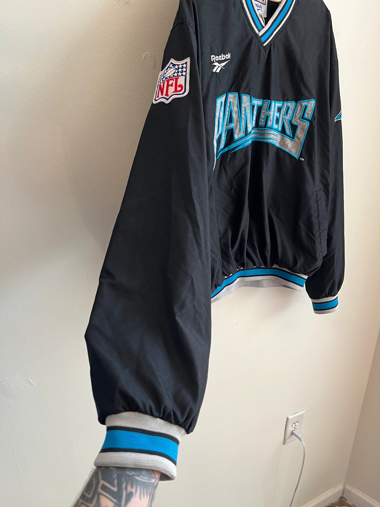 90s Carolina Panthers Reebok Pro Line Windbreaker (XL)