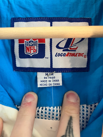 90s Carolina Panthers Logo Athletic Two Tone Boat Jacket (M)