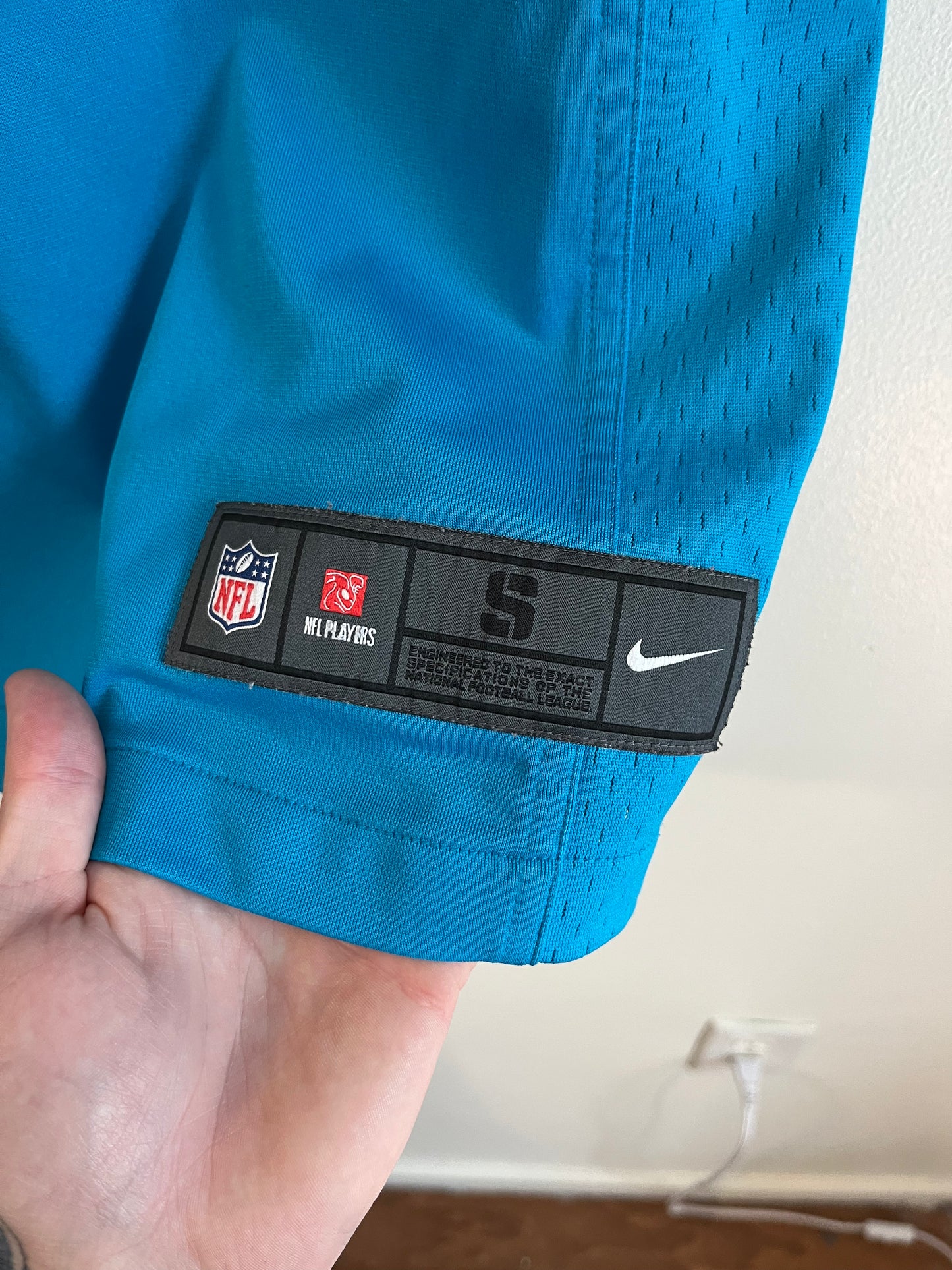 2012 Carolina Panthers Cam Newton Blue Nike Jersey (S)