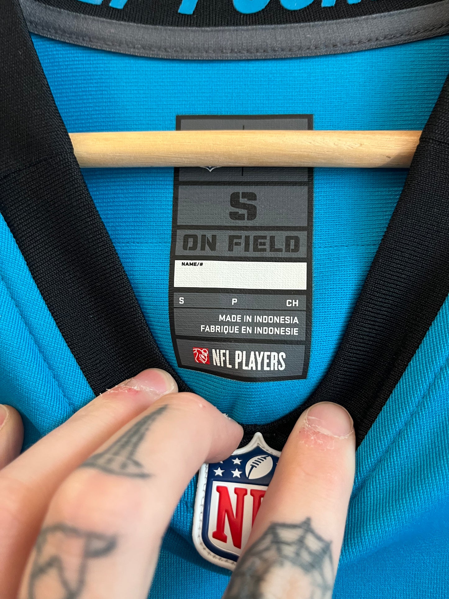 2012 Carolina Panthers Cam Newton Blue Nike Jersey (S)