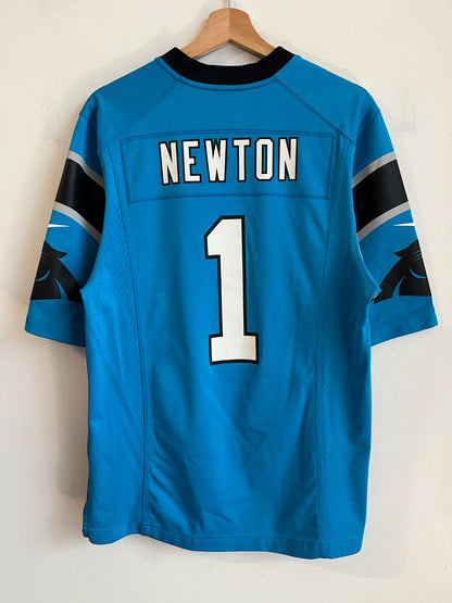 2012 Carolina Panthers Cam Newton Blue Nike Jersey (S)