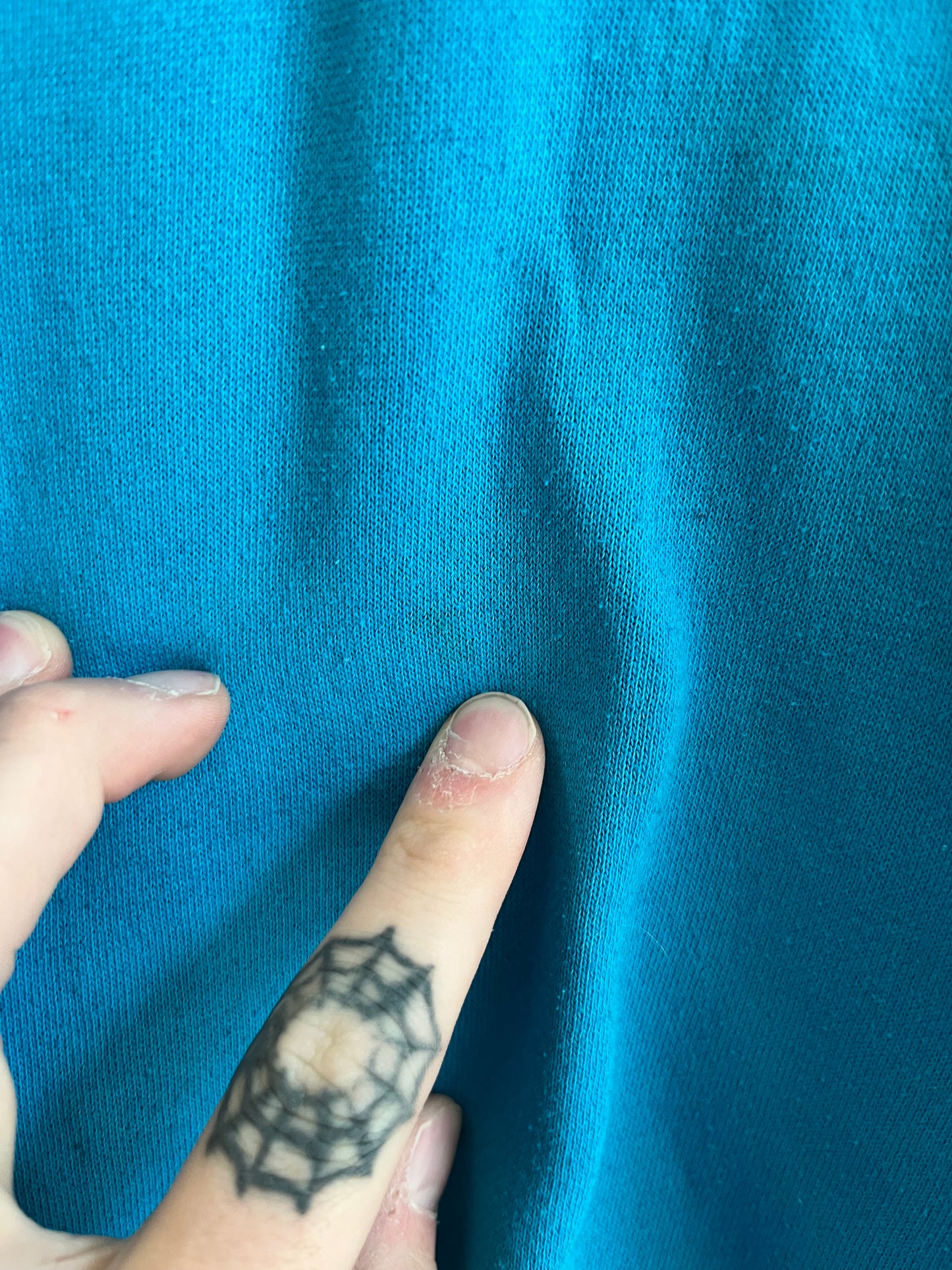 90s Carolina Panthers Two Tone Starter Hoodie (L)