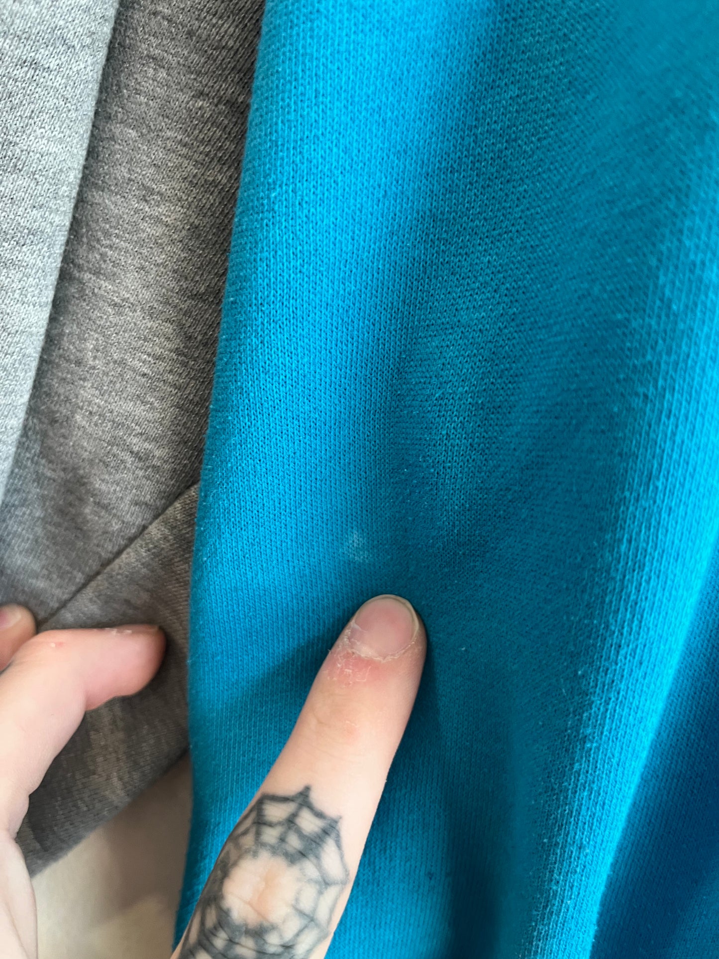 90s Carolina Panthers Two Tone Starter Hoodie (L)