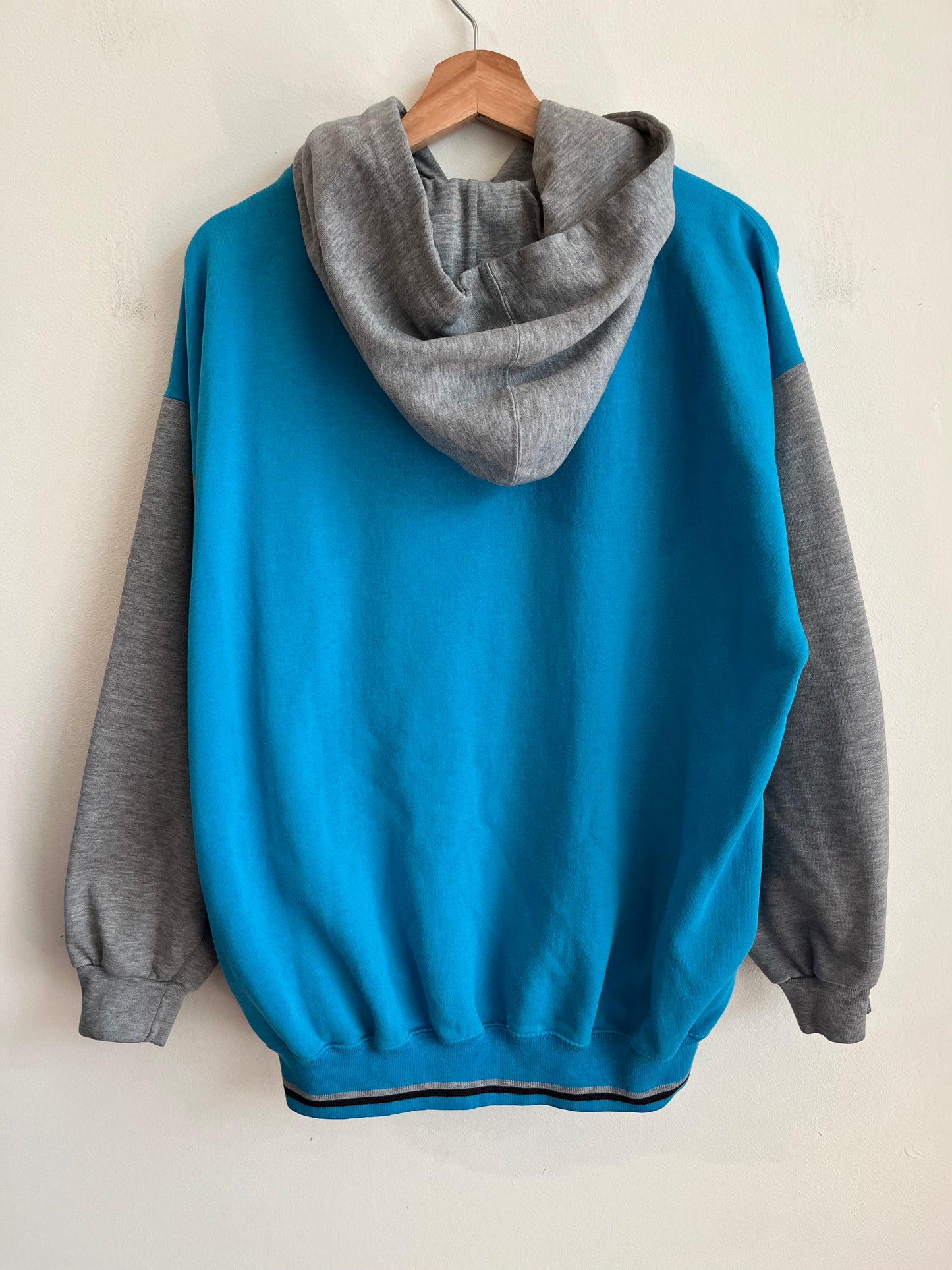 90s Carolina Panthers Two Tone Starter Hoodie (L)
