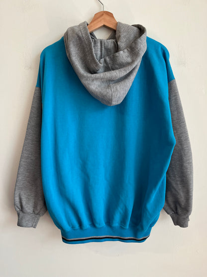 90s Carolina Panthers Two Tone Starter Hoodie (L)