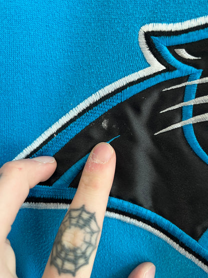 90s Carolina Panthers Blue Starter Embroidered Crewneck (XL)
