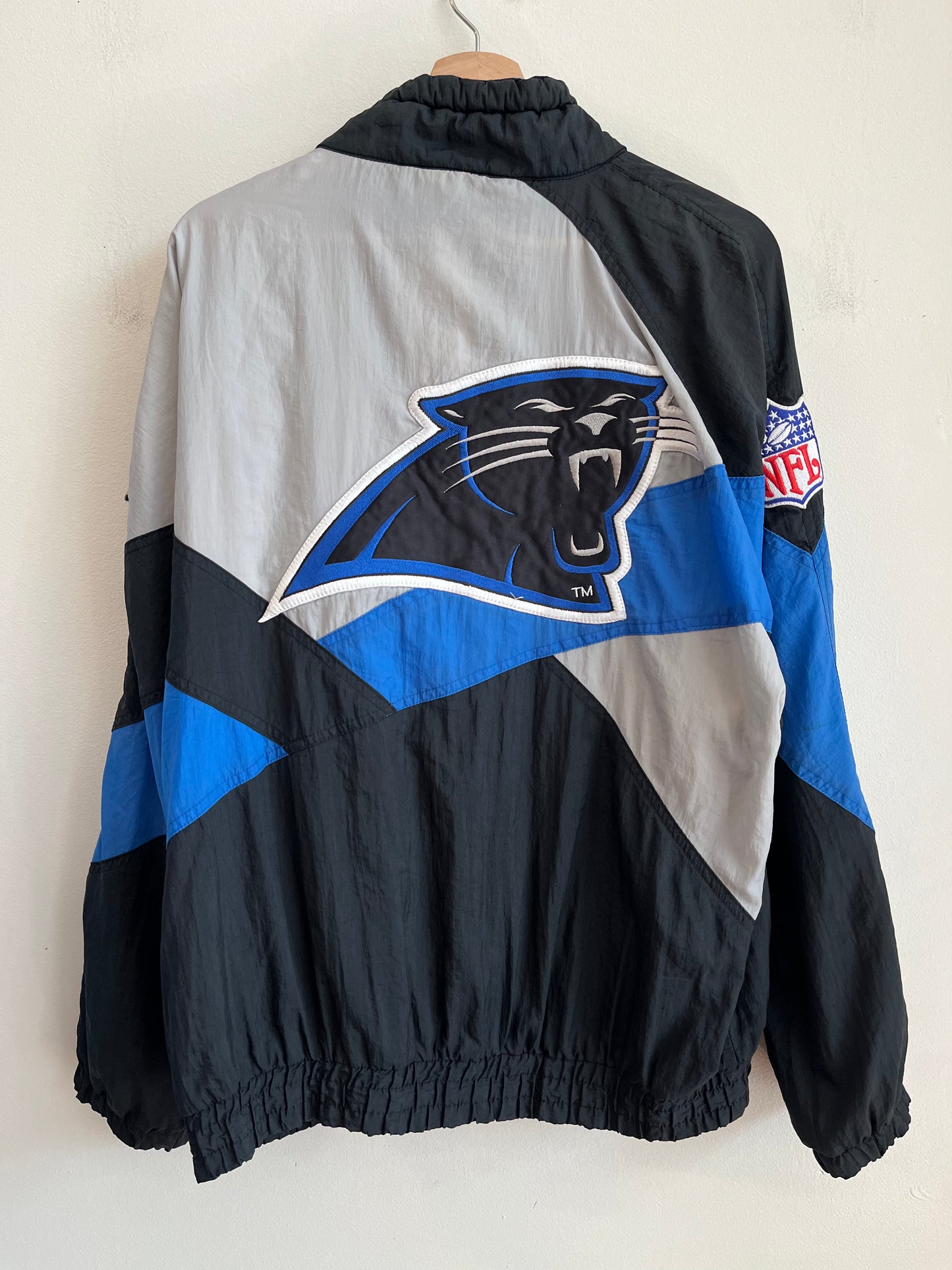 90s Carolina Panthers Apex Embroidered Windbreaker (L)
