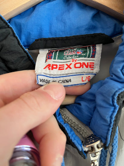 90s Carolina Panthers Apex Embroidered Windbreaker (L)