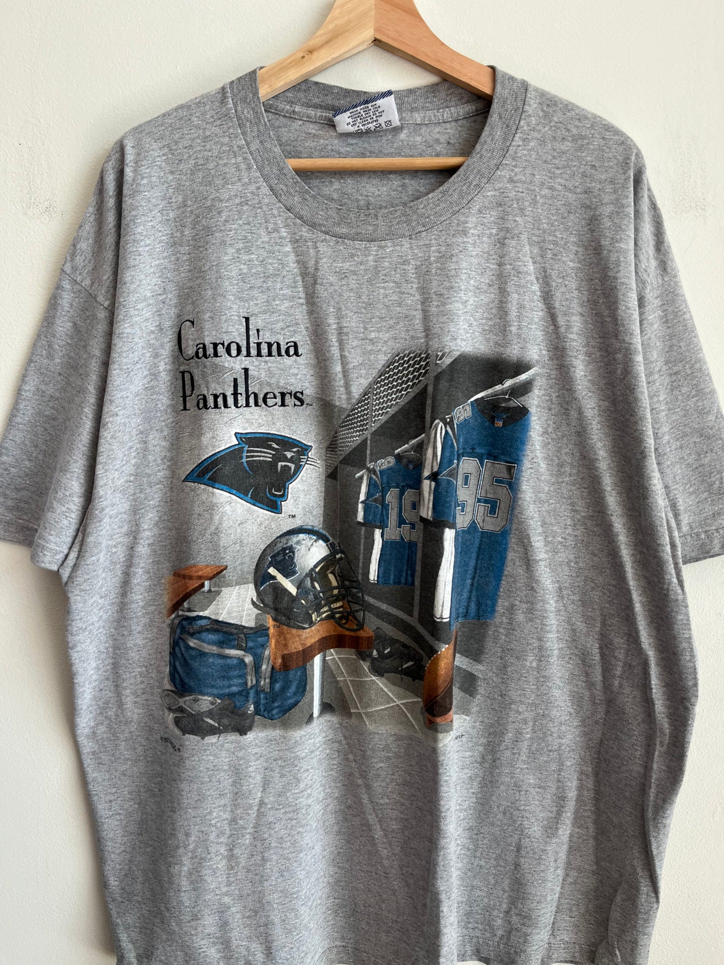 1995 Carolina Panthers Lee Locker Room Tee (XXL)