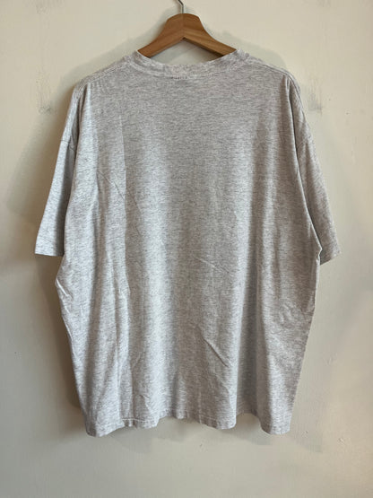1996 Carolina Panthers Logo 7 Grey Tee (XXL)