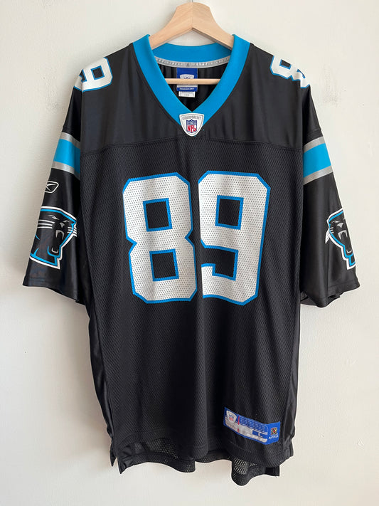 00s Carolina Panthers Steve Smith Reebok Home Jersey (L)