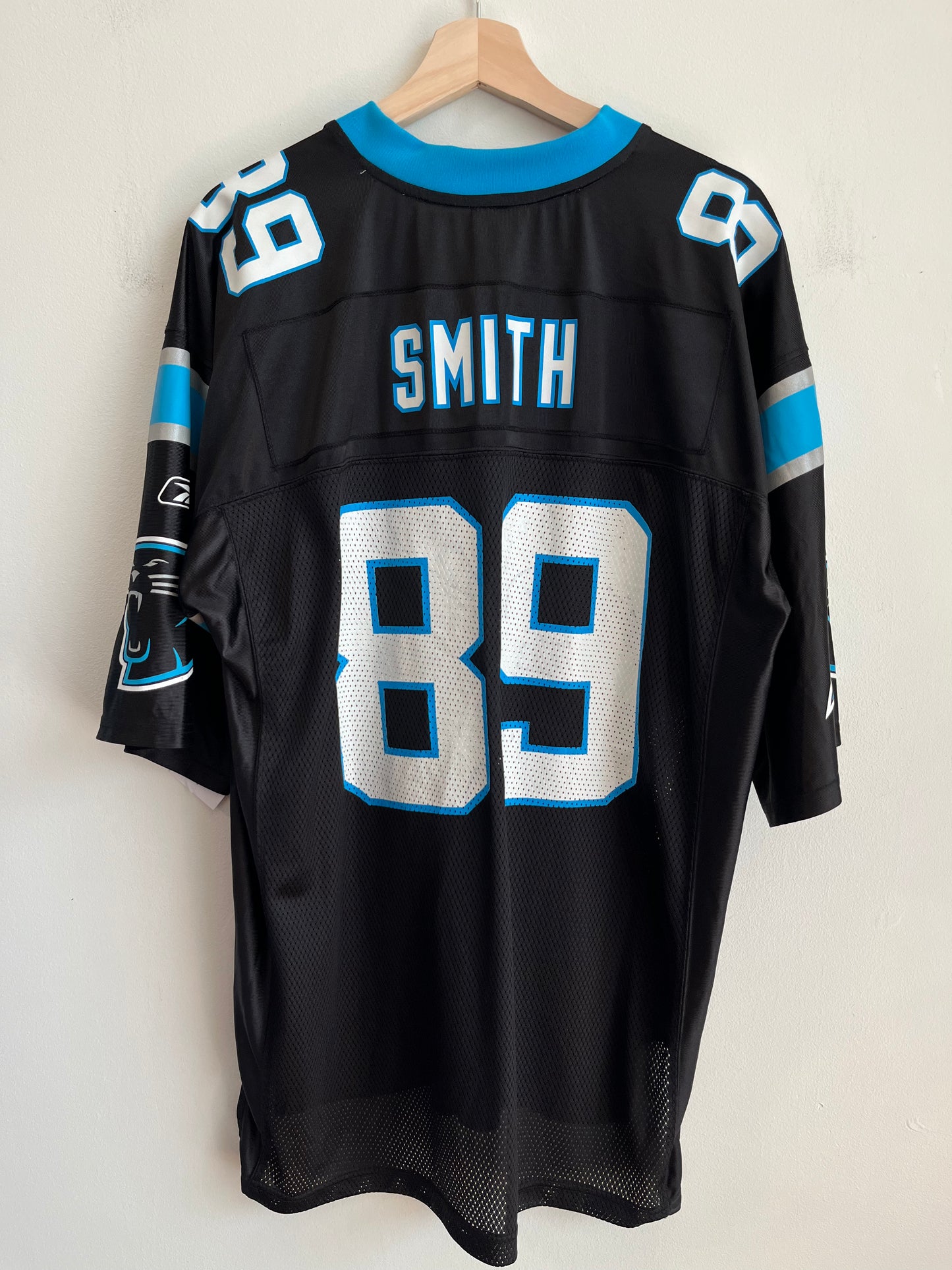 00s Carolina Panthers Steve Smith Reebok Home Jersey (L)