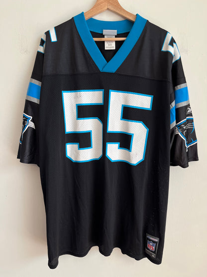 00s Carolina Panthers Dan Morgan Reebok Home Jersey (XL)