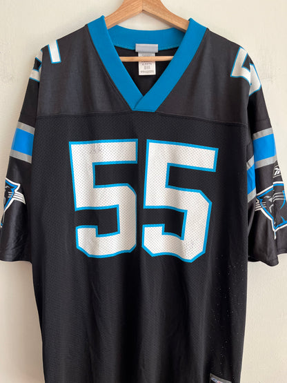 00s Carolina Panthers Dan Morgan Reebok Home Jersey (XL)
