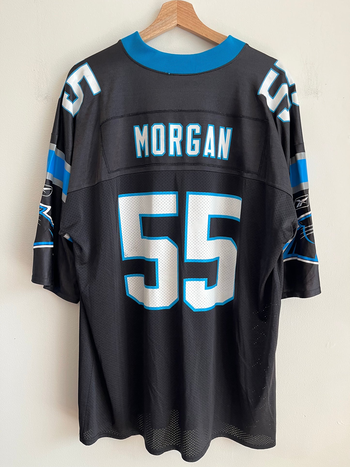 00s Carolina Panthers Dan Morgan Reebok Home Jersey (XL)