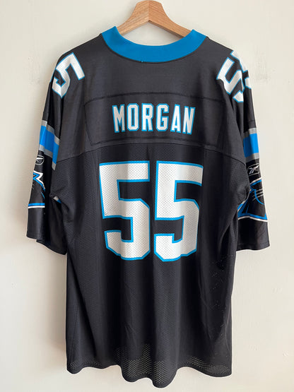 00s Carolina Panthers Dan Morgan Reebok Home Jersey (XL)
