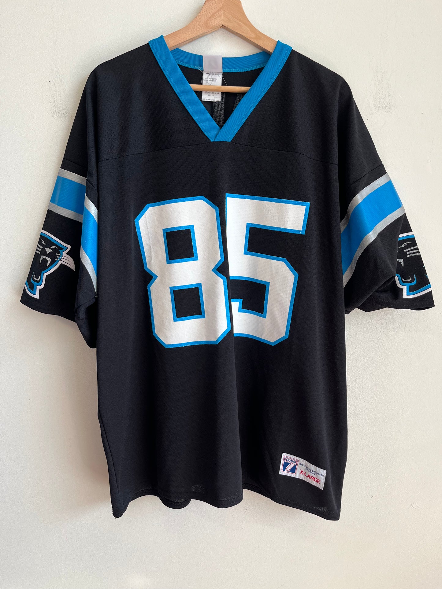 90s Carolina Panthers Logo 7 Wesley Walls Jersey (XL)