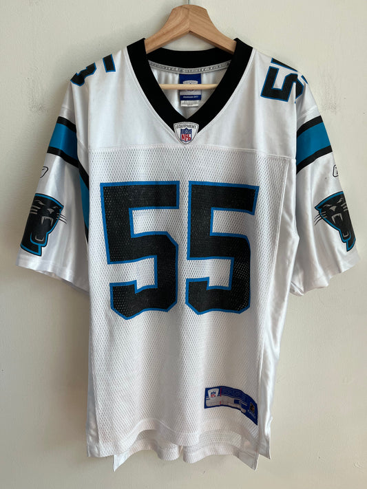 00s Carolina Panthers Dan Morgan Reebok Away Jersey (S)