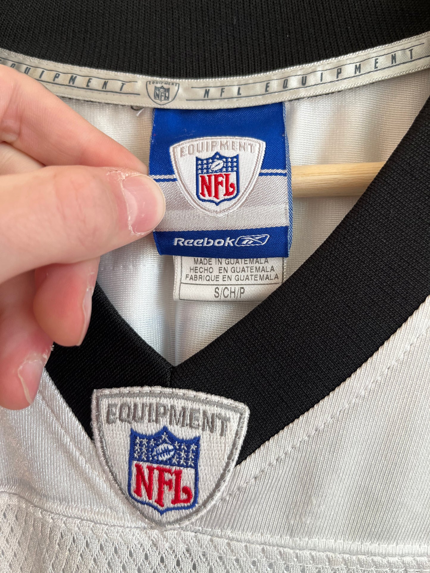 00s Carolina Panthers Dan Morgan Reebok Away Jersey (S)