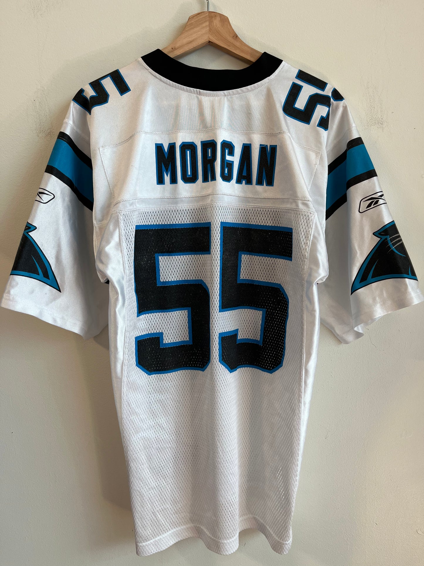 00s Carolina Panthers Dan Morgan Reebok Away Jersey (S)