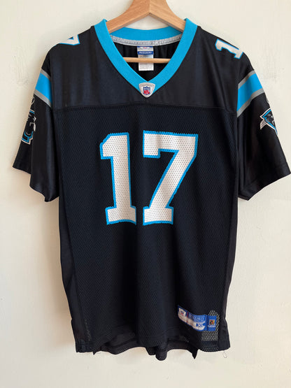 00s Carolina Panthers Jake Delhomme Reebok Home Jersey (Youth XL)