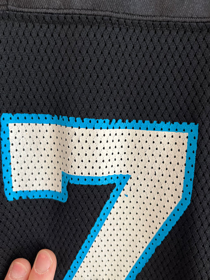 00s Carolina Panthers Jake Delhomme Reebok Home Jersey (Youth XL)