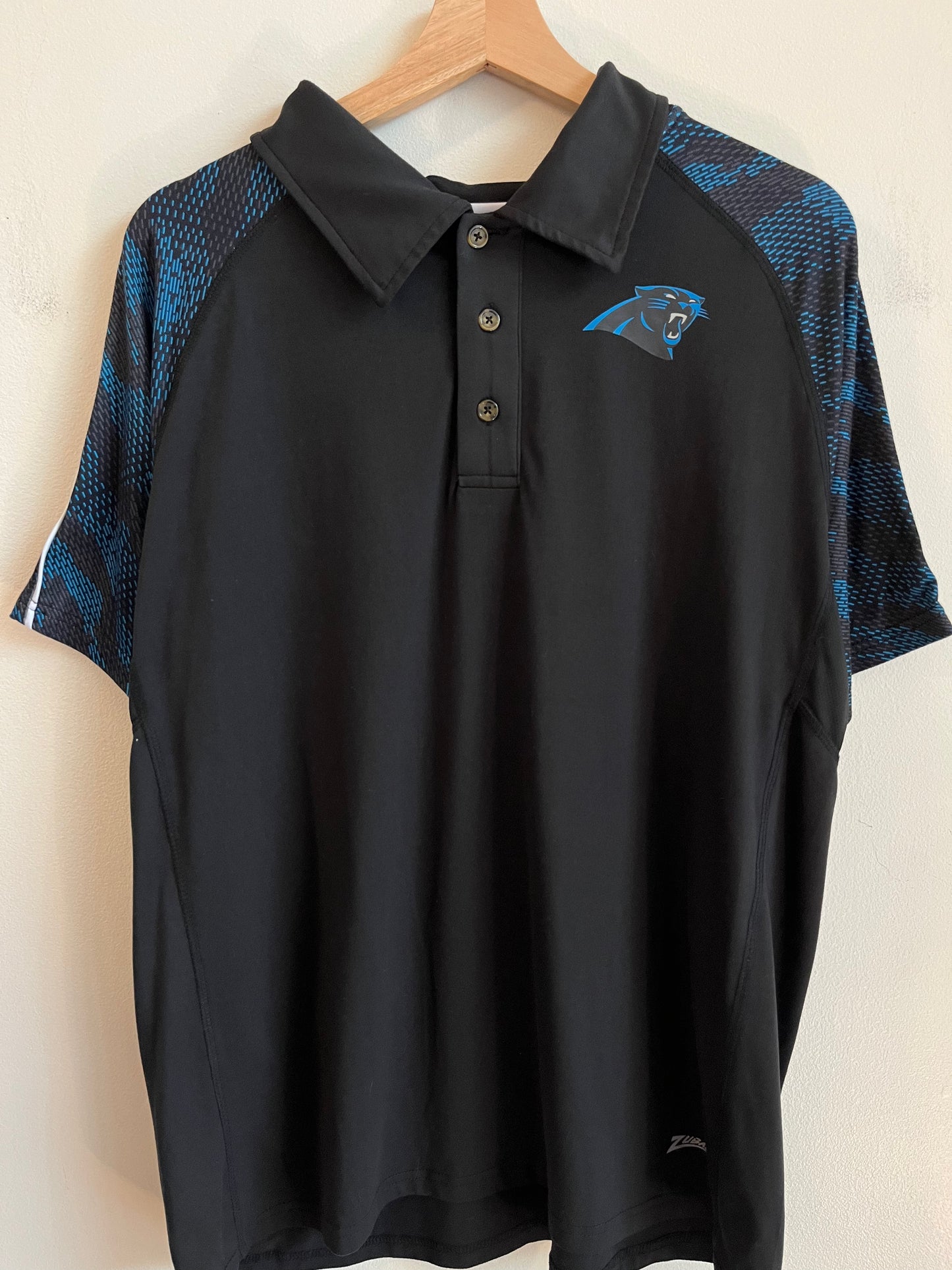 2010s Panthers Zumbaz Golf Polo Collard Shirt (L)
