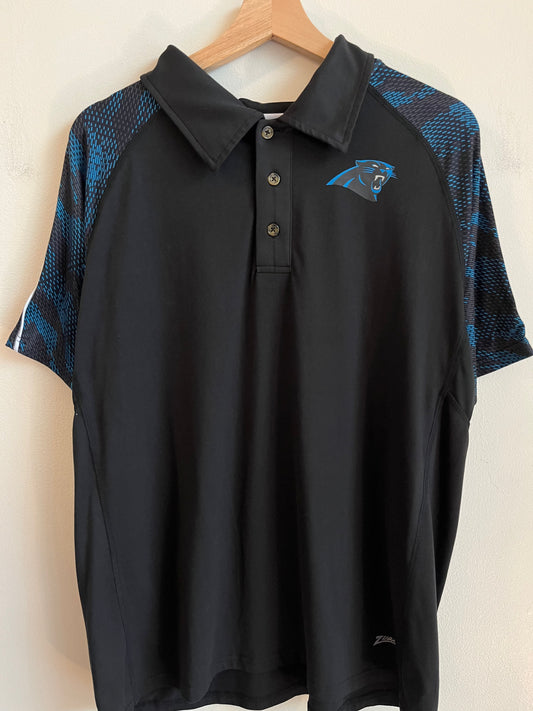 2010s Panthers Zumbaz Golf Polo Collard Shirt (L)