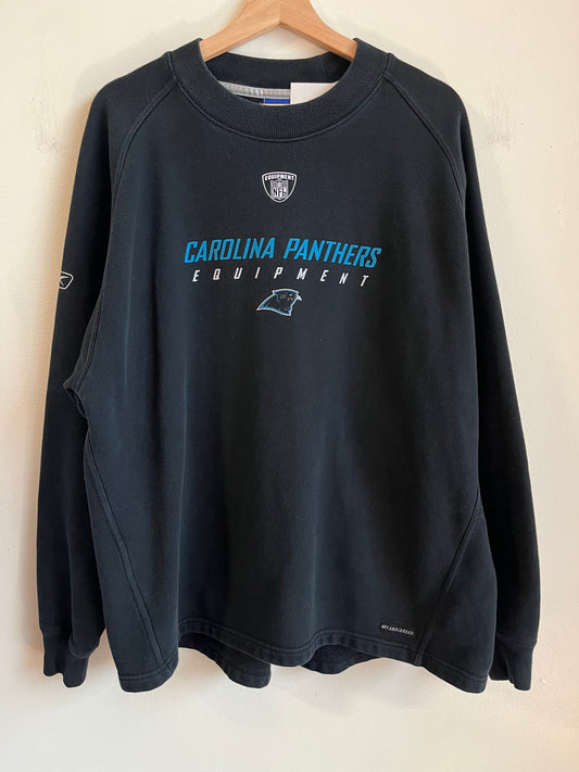 2000s Carolina Panthers NFL Equipment Crew Neck (L)