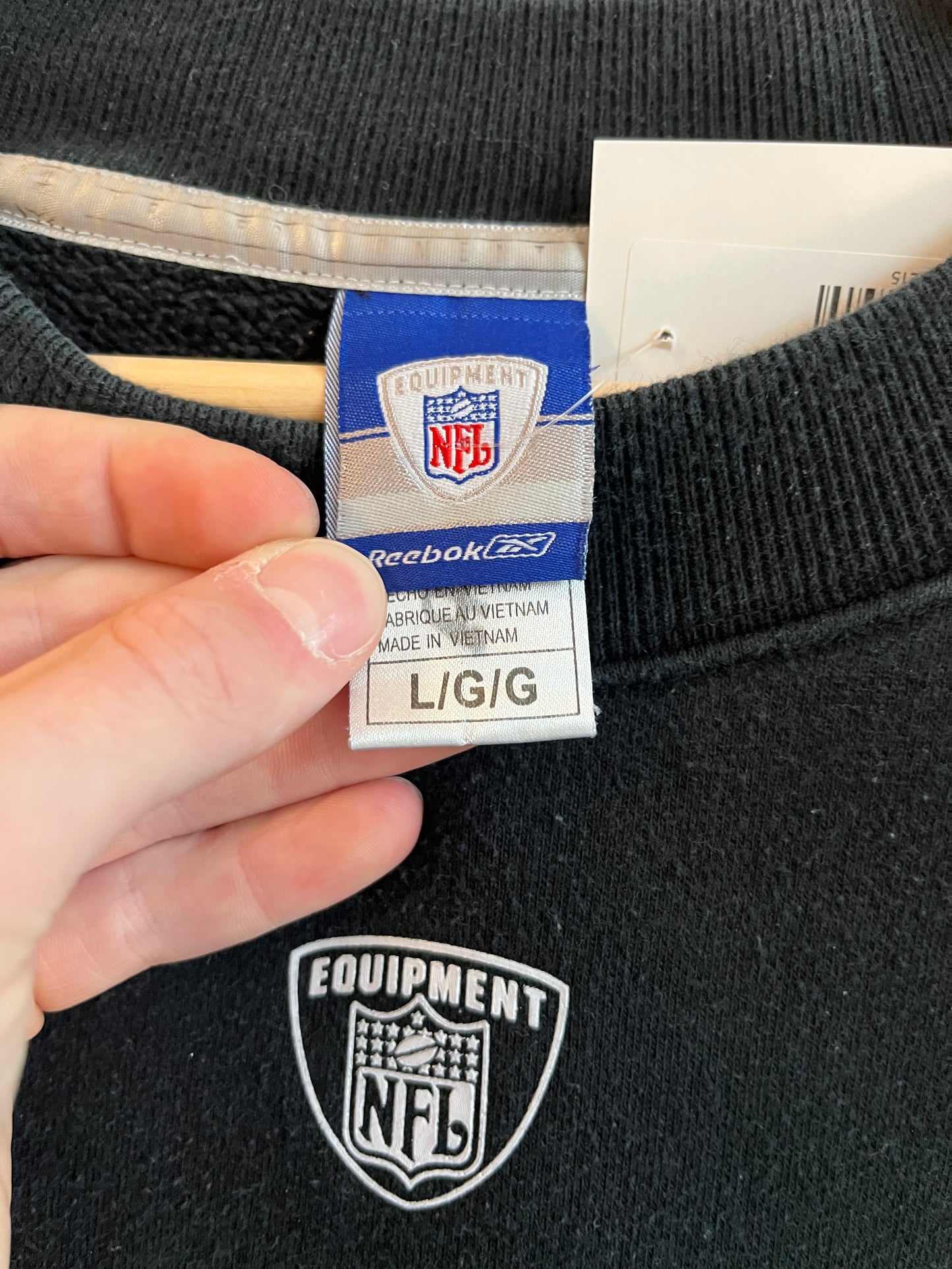2000s Carolina Panthers NFL Equipment Crew Neck (L)