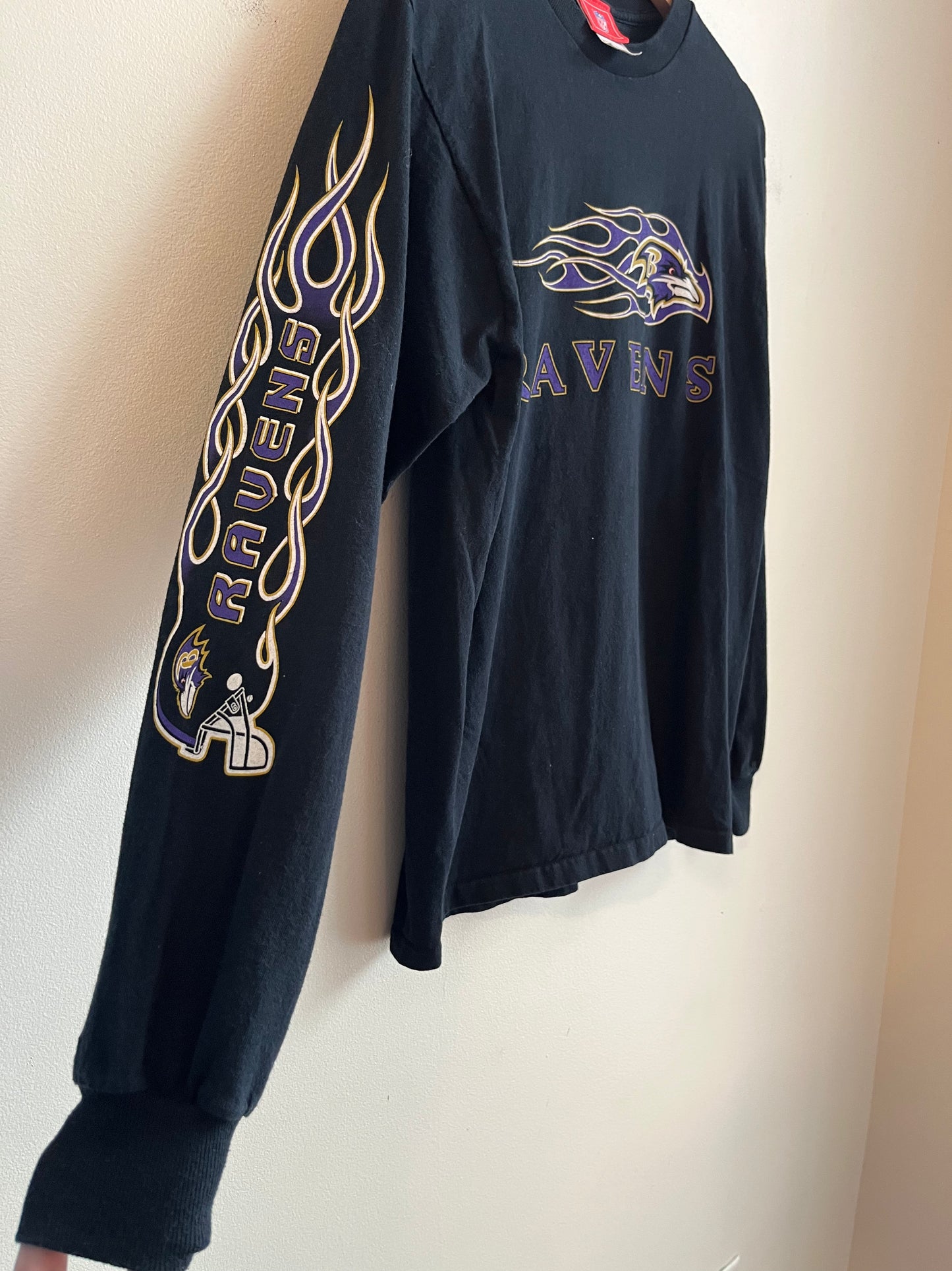 2000s Baltimore Ravens Flames Long Sleeve (M)