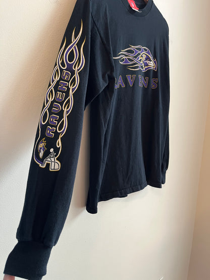 2000s Baltimore Ravens Flames Long Sleeve (M)