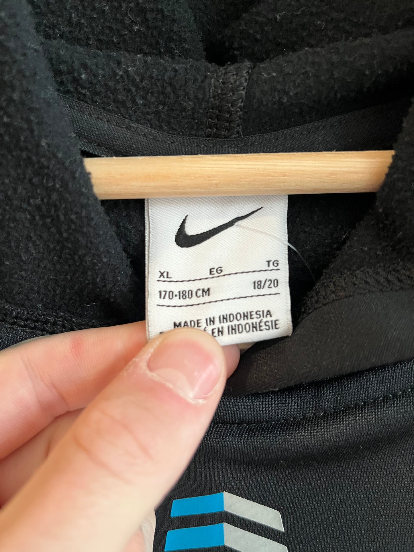 2010s Carolina Panthers Therma Nike Youth Hoodie (Youth XL)