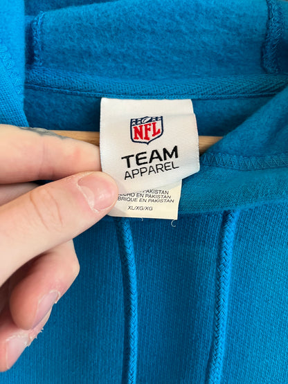 2010 Carolina Panthers Cat Stratch Blue Hoodie (XL)