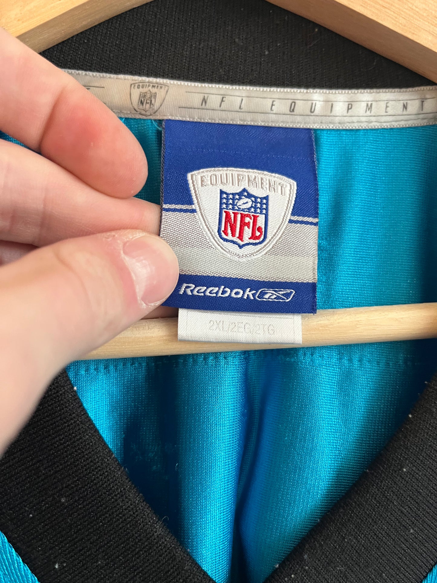 2000s Carolina Panthers Stephen Davis Electric Blue Jersey (XXL)