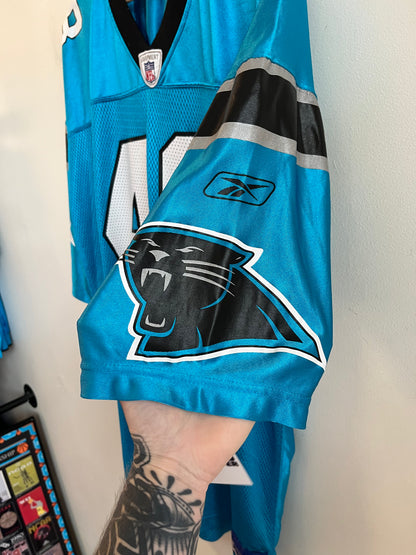2000s Carolina Panthers Stephen Davis Electric Blue Jersey (XXL)