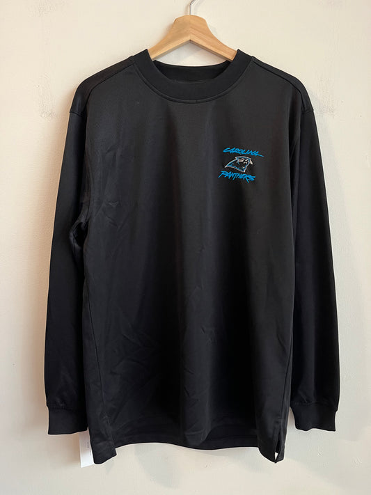 2000s Carolina Panthers Cat Scratch Simple Warm Up Long Sleeve (M)