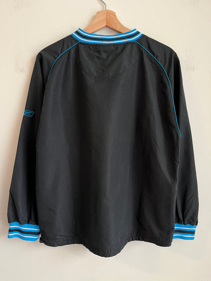 2000s Carolina Panthers Reebok Spell Out Windbreaker (Youth L)
