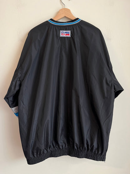 1990s Carolina Panthers Cat Scratch Nike Reversible Pro Line  Windbreaker (XL)