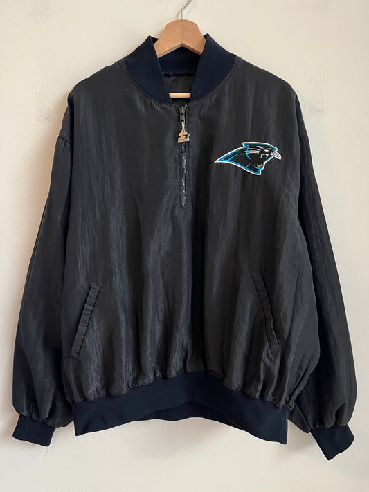 90s Carolina Panthers Starter 1/4 Zip NFL Team Jacket (XL)