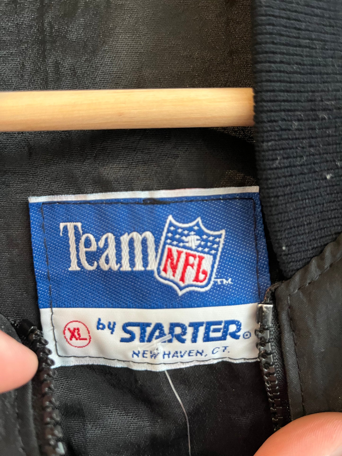 90s Carolina Panthers Starter 1/4 Zip NFL Team Jacket (XL)